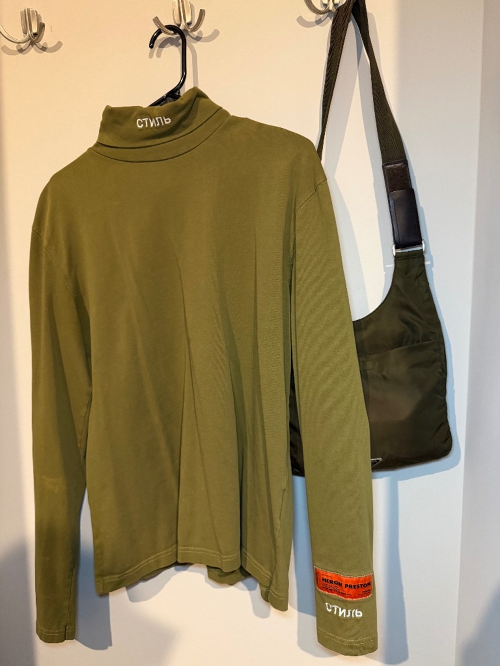 Heron Preston long-sleeve turtleneck/mock-neck top